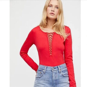 We The Free Jacqui Lace Up Top